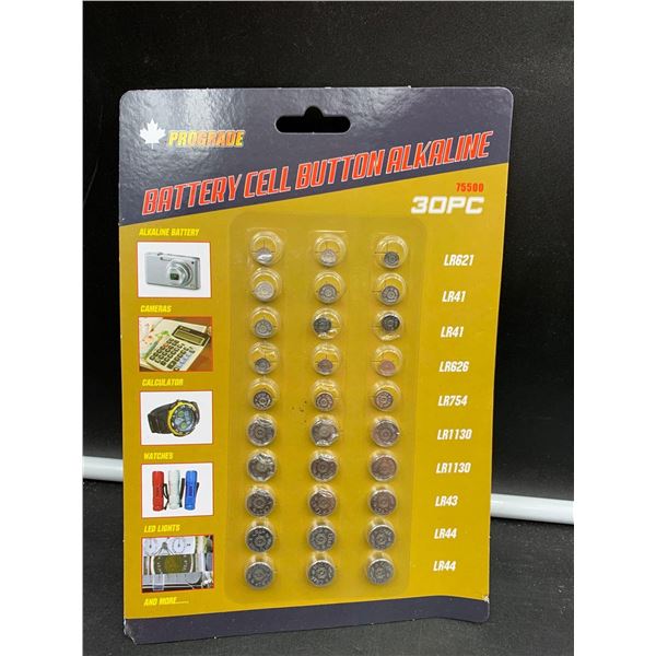 Prograde Battery Cell Buttons-Alkaline (30pc)