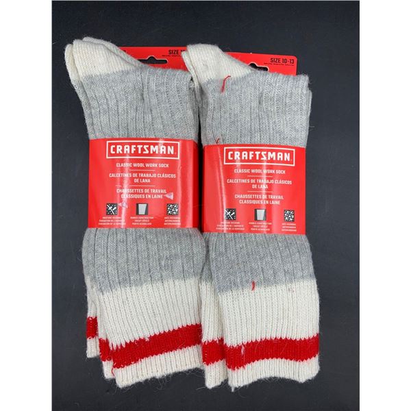 Craftsman Classic Wool Work Socks (size 10-13)