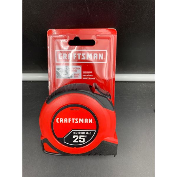 Craftsman 25ft Measuring Tape-Fractional Read