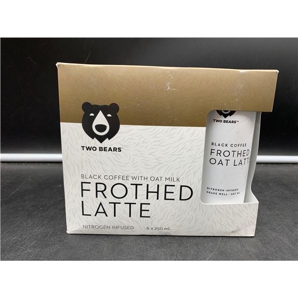 Two Bears Black Coffee Frothed Latte (6 x 250ml)