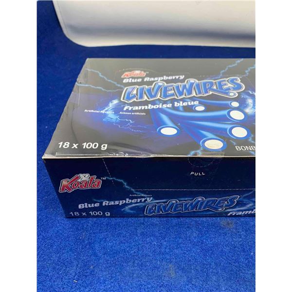 Koala Blue Raspberry Livewires Candy (18 x 100g)