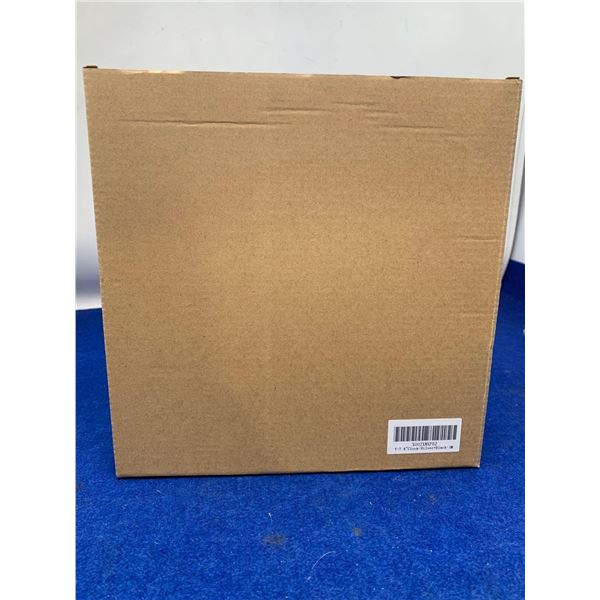 4in Digital Clock-Silver & Black