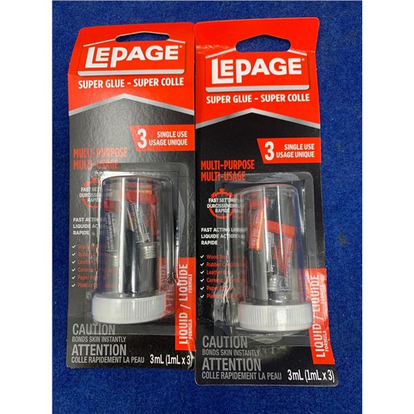 LePage Super Glue (2 x 3)