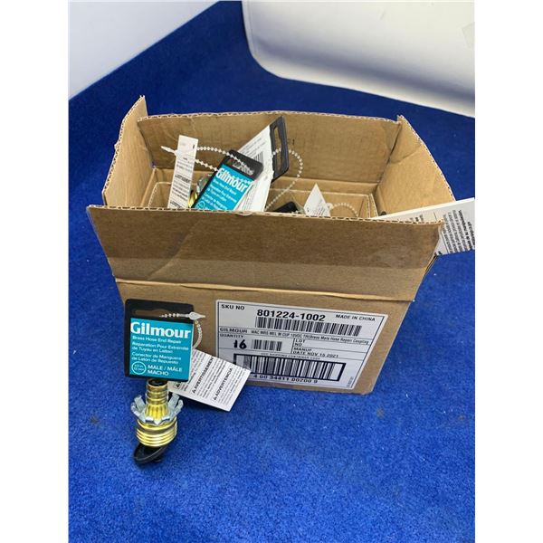 Gilmour Brass Hose End Repair (16ct)