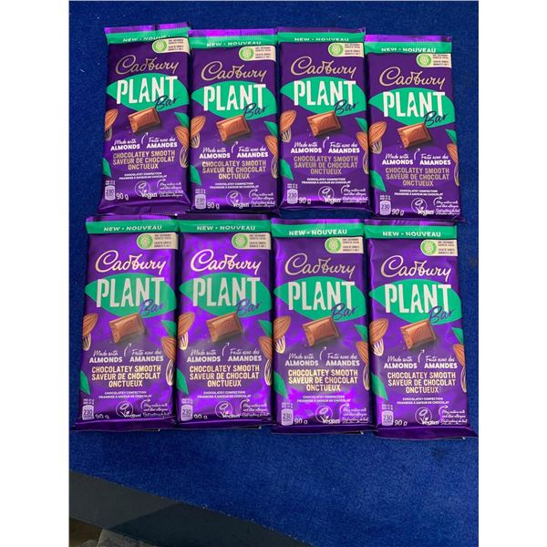 Cadbury Plant Candy Bar Made with Almonds- Chocolatey Smooth (8 x 90g)