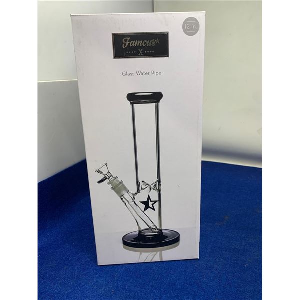 Famous X Glass Water Pipe 12in