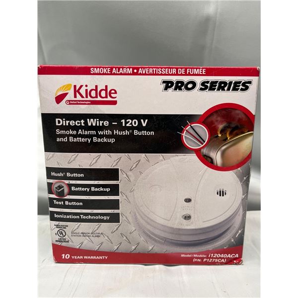 Kidde Pro Series Smoke Alarm with Hush Button and Battery Backup