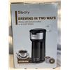 Image 1 : Sboly Brewing in Two Ways- Works with Ground Coffee or K-Cups