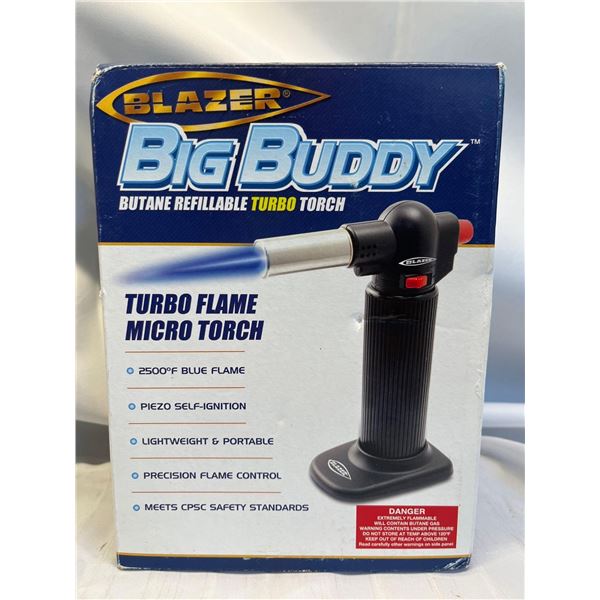 Blazer BigBuddy Butane refillable Turbo Torch
