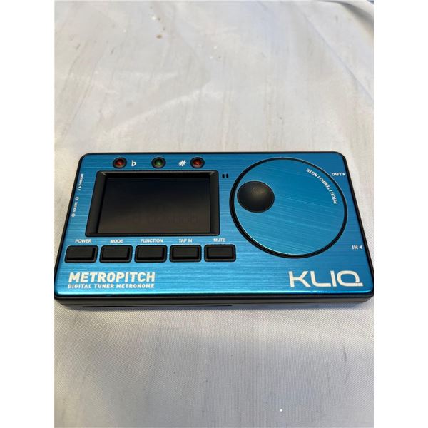 KLIQ Metropitch Digital Tuner Metronome