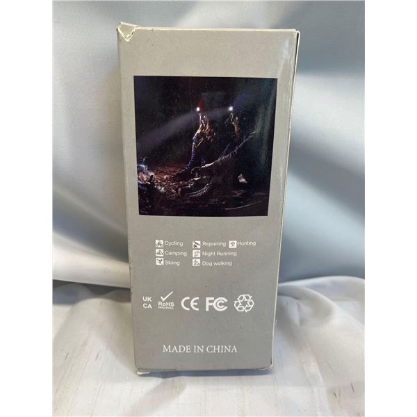 Headlamp hat with built in audio