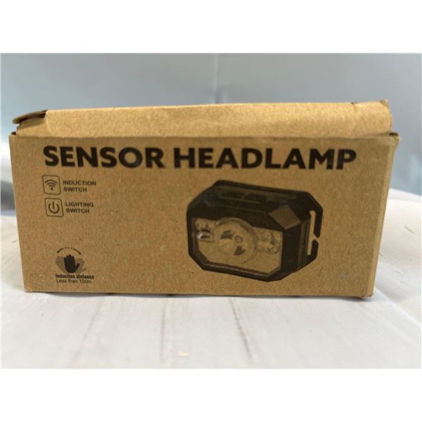 Sensor headlamp with Induction and lighting switch