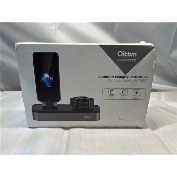 Oittm Aluminium Charging Dock Station- For Apple Watch and iPhone
