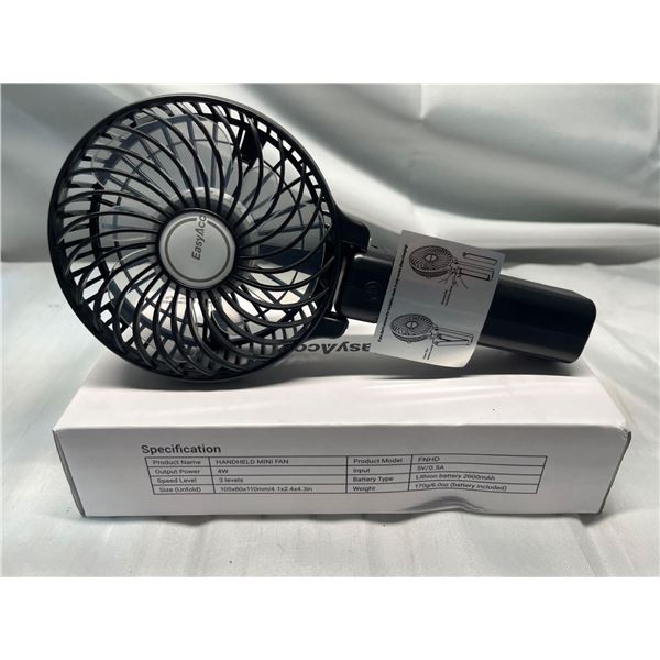 Handheld mini fan