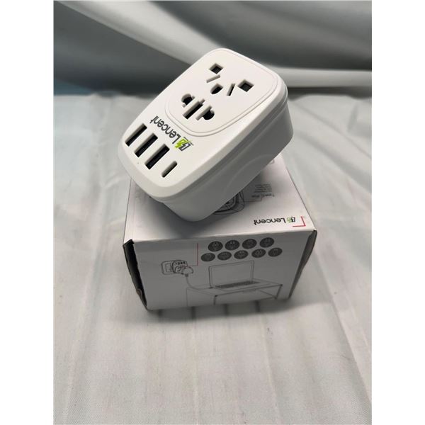 Travel Outlet Converter with USB Ports