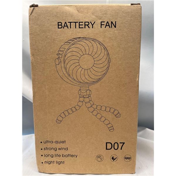 Battery fan