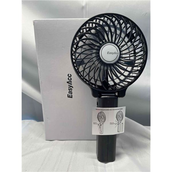Easy acc hand held fan