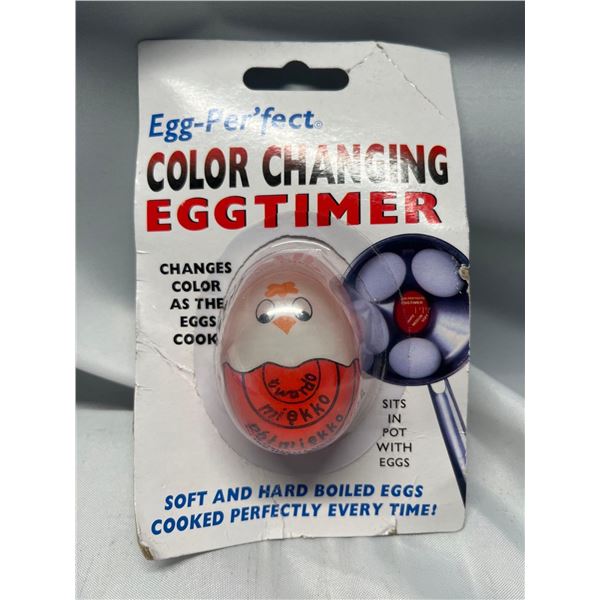 Color changing eggtimer