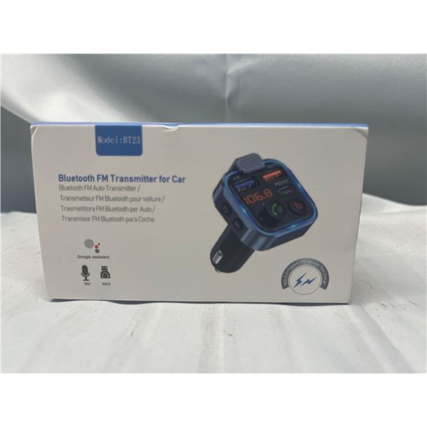 Bluetooth FM transmitter for car