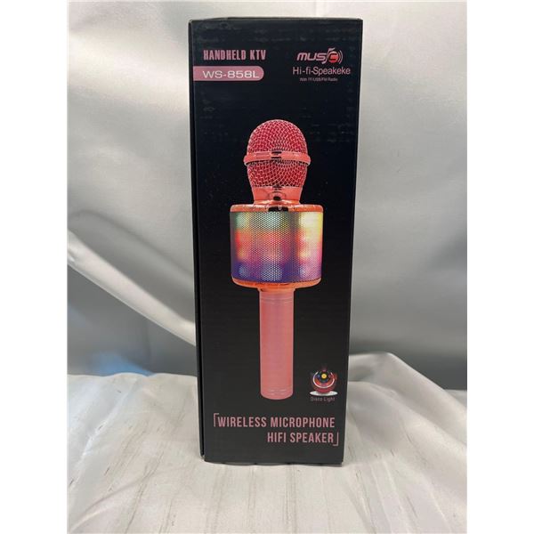 Wireless microphone hifi speaker