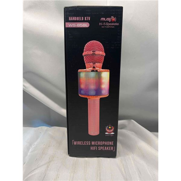 Wireless microphone hifi speaker