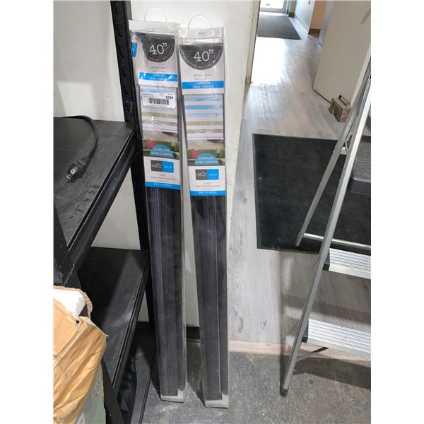 Lot of 2 40" Light Filtering Window Shades
