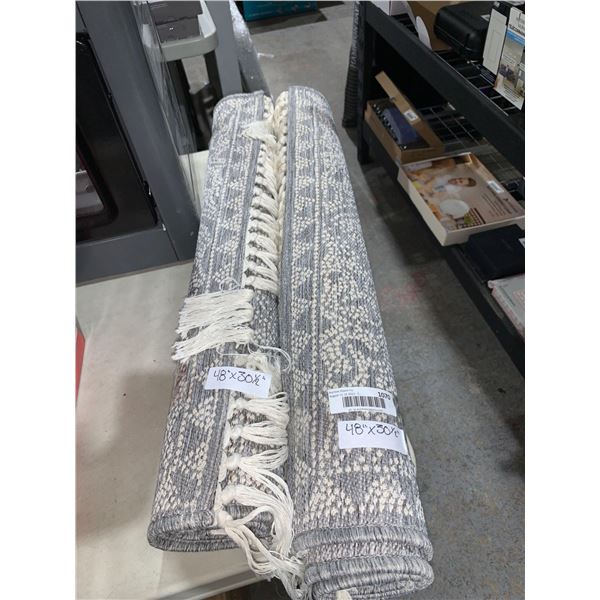Lot of 2  48x30.5" Area Rugs