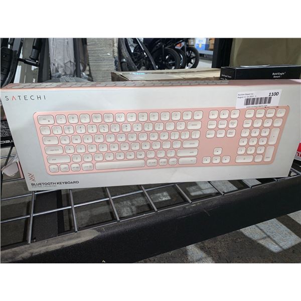 Satechi Bluetooth Keyboard for Mac - Pink & White