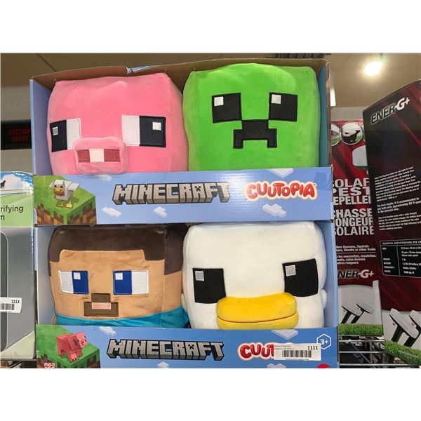 Minecraft Cuutopia 10 - 4 Pack Plush Assortment