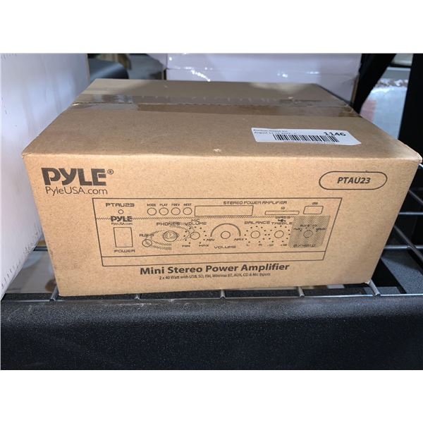 NEW Pyle Mini Stereo Power Amplifier
