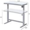 Image 4 : Tresanti Adjustable Desk - White