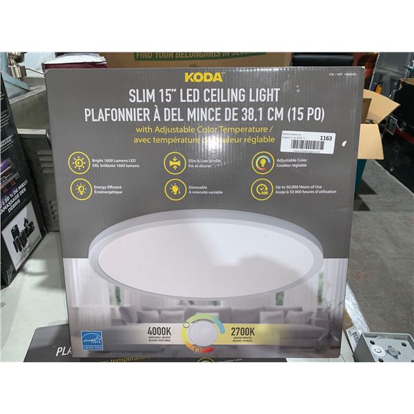 Koda Slim 15" LED Ceiling Light