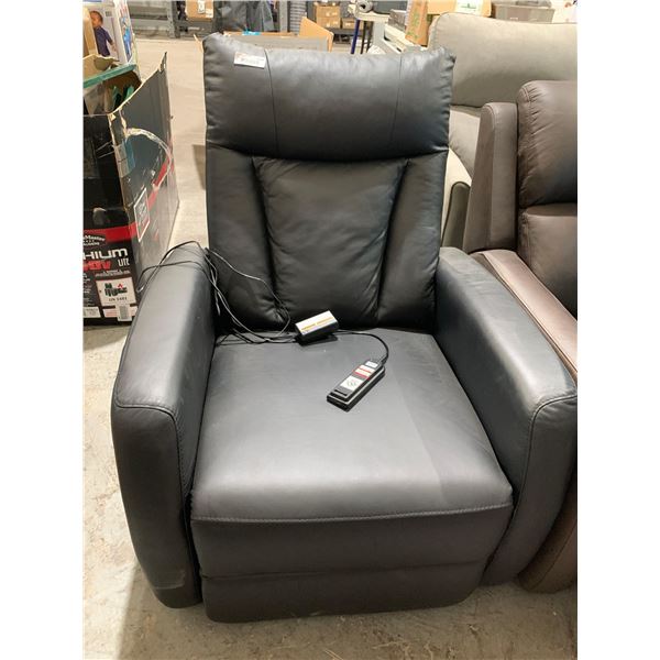 Adjustable Electric Recliner Leather Like Chair