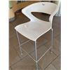 Image 2 : White Resin Commercial Restaurant Stool