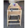 Image 2 : Wood Commercial High Chair