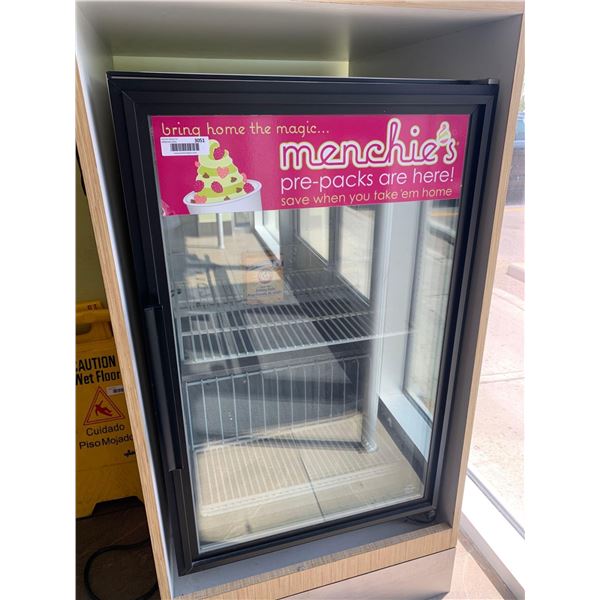 True Commercial Model GDM-07F Glass Door Reach in freezer tested/working. (disconnected 