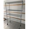 Image 1 : Metro 5 shelf Wire rack on wheels 60 x 72 inch