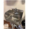 Image 2 : Stainless Steel Commercial Hand Wash Sink with splash guard (disconnected & ready to load)