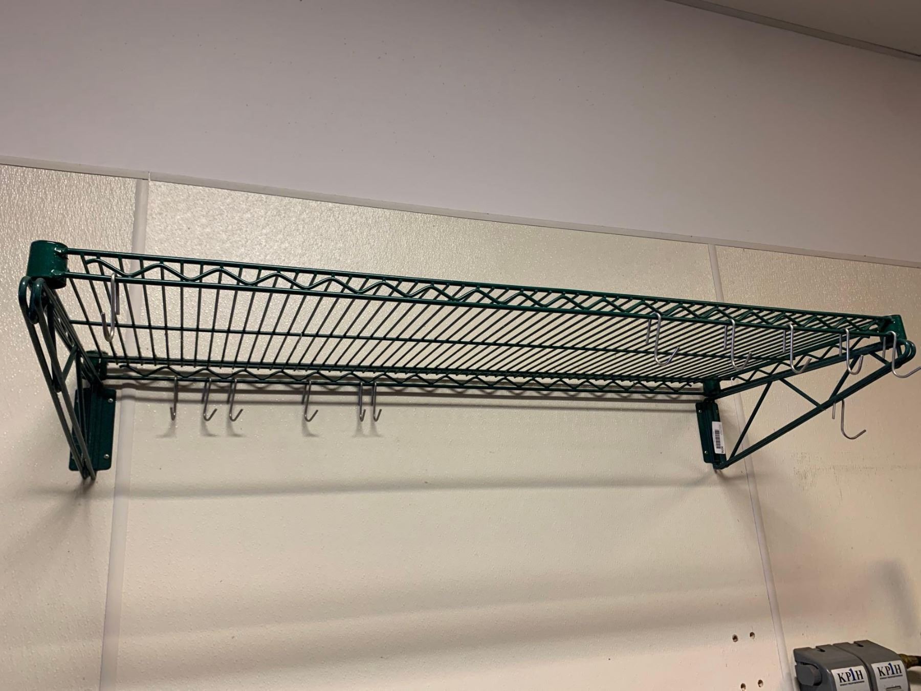 Simple Green Wire Rack Green Metro Rack Wire Wall Mount Shelf approx 36 inch