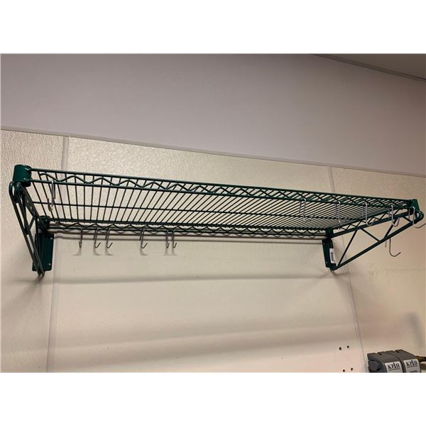Green Metro Rack Wire Wall Mount Shelf approx 36 inch