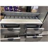 Image 2 : Beverage Air4 drawer Refrigerated Sandwich 60 inch prep Station-UNTESTED SOLD AS IS