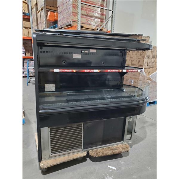 Hussman Model TY3EC-3X5.5E-S end cap open case self contained 120V refrigerated display cabinet