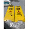 Image 1 : Lot of 2 Commercial Grade "WET FLOOR" Signage
