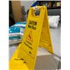 Image 2 : Lot of 2 Commercial Grade "WET FLOOR" Signage