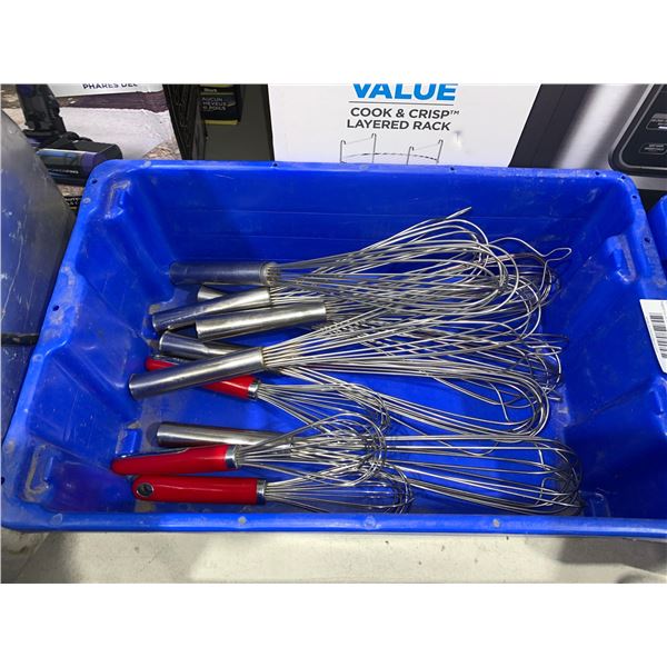 Lot of Assorted Commercial  kitchen Wisks