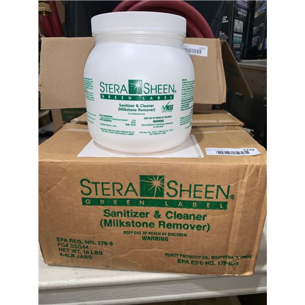 Stera Sheen Sanitizer & Cleaner 4x4Lbs