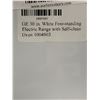 Image 3 : GS 30" White Free Standing Electric range with Self Clean-FREIGHT DAMAGED AS SHOWN
