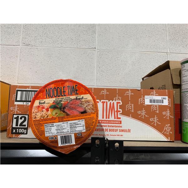 Noodle time  Instant Noodle Soup - Beef 12x100g