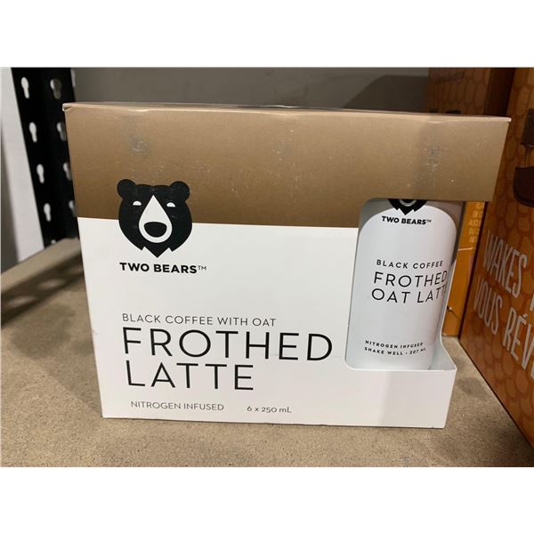 Two Bears Frothed Chai Tea Oat Latte 6 x 207ml
