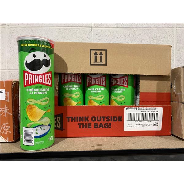 Pringles Cour Cream 7 Onion Potato Chips 14x156g